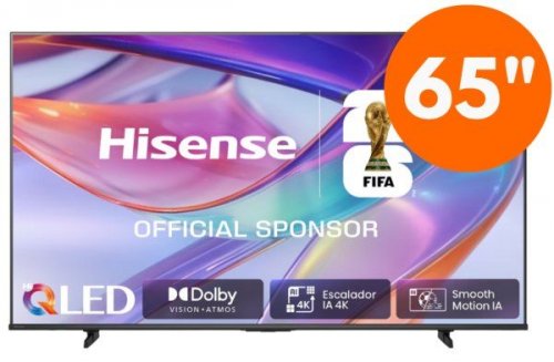 Hisense 65Q7S - Televisor HI-QLED de 65 pulgadas UHD 4K Smart TV con IA