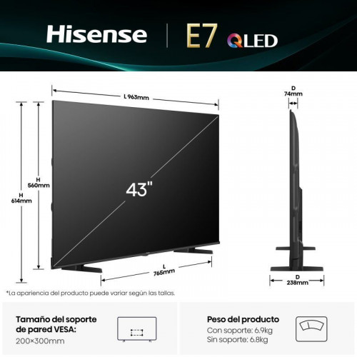 Hisense QLED 43