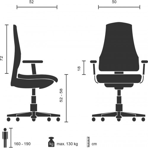 HJH Office Commander Sillón de Oficina Profesional