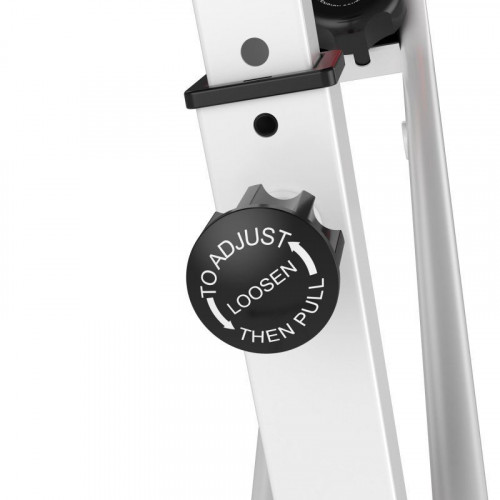 HomCom Bicicleta Estática Plegable Roja
