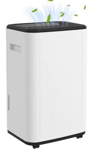 HOMCOM Deshumidificador 20L 360W Blanco
