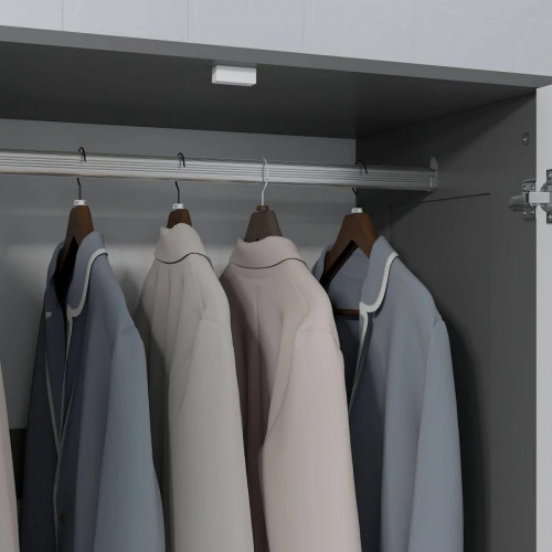 HOMCOM dormitorio ropero con 2 puertas 3 cajones