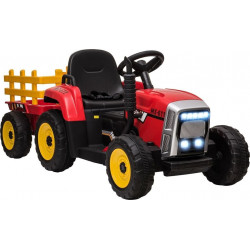 HomCom Electric Tractor with Trailer