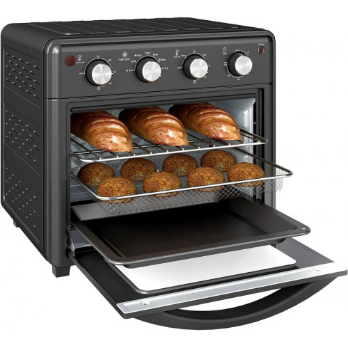 HOMCOM Horno Eléctrico Multifunción de Sobremesa de 30L 1600W