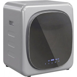 HOMCOM Secadora de Evacuación 2,5 kg 800 W con Pantalla Táctil Control de Tiempo y Temperatura Función Antiarrugas