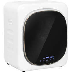 HOMCOM Secadora de Evacuación 4 kg 800W con Pantalla Táctil Control de Tiempo y Temperatura Función Antiarrugas