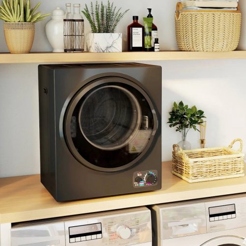 HOMCOM Secadora de Ropa Electrica portátil 850W capacidad 33L 4 modos de funcionamiento