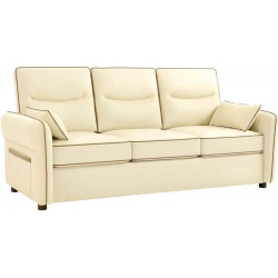 HomCom Sofá 3 plazas 190x83x90 cm