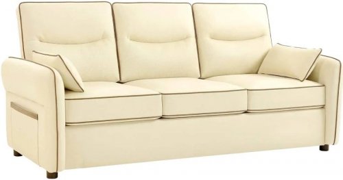 HomCom Sofá 3 plazas 190x83x90 cm