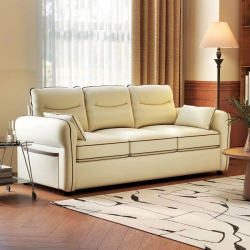 HomCom Sofá 3 plazas 190x83x90 cm