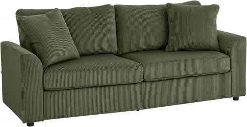 HomCom Sofá 3 plazas 212x80x88 cm