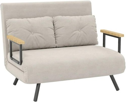 Homcom Sofá Cama 3 en 1 Respaldo Ajustable 2