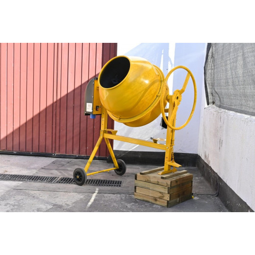 Hormigonera eléctrica Hormix ALTRAD de 700 w y 150 litros amarillo