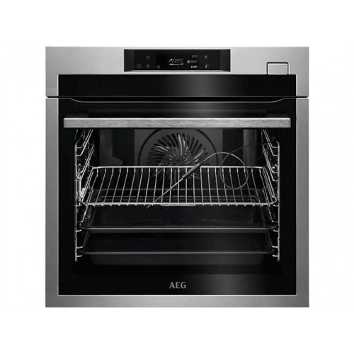 Horno a vapor - AEG BSE782380M, Multifunción, Limpieza por vapor, 70 l, 60 cm, Inox