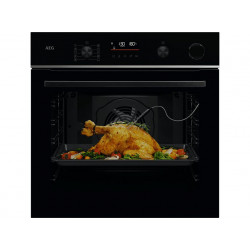 Horno a vapor - AEG TR6PB531SB, Multifunción, Pirolítico, 72 l, Conectividad, 60 cm, Negro