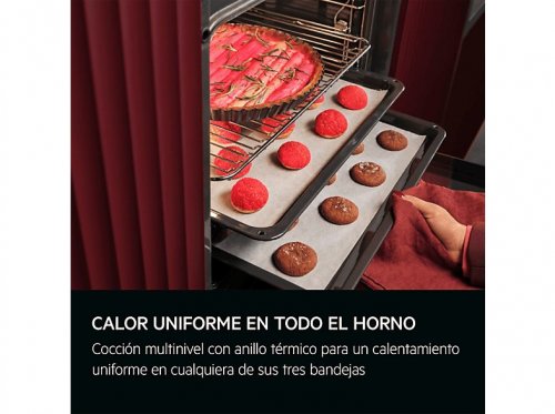 Horno a vapor - AEG TR6PB531SB, Multifunción, Pirolítico, 72 l, Conectividad, 60 cm, Negro