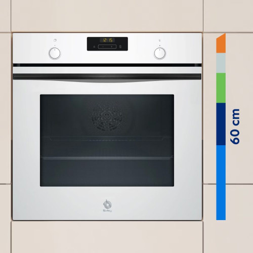 Horno Balay, 60 cm, Freidora de aire, Serie Cristal, Blanco - 3HB5159B4 Blanco