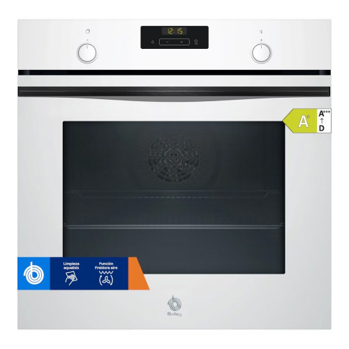 Horno Balay, 60 cm, Freidora de aire, Serie Cristal, Blanco - 3HB5159B4 Blanco