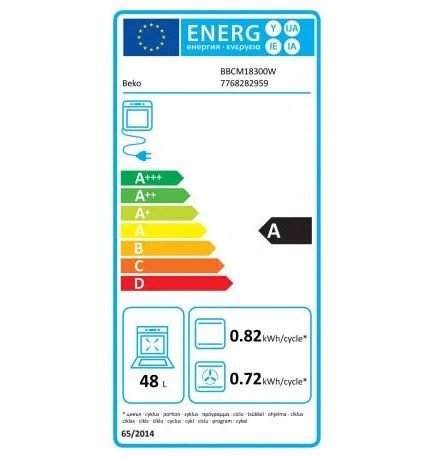 Horno Beko bbcm18300w