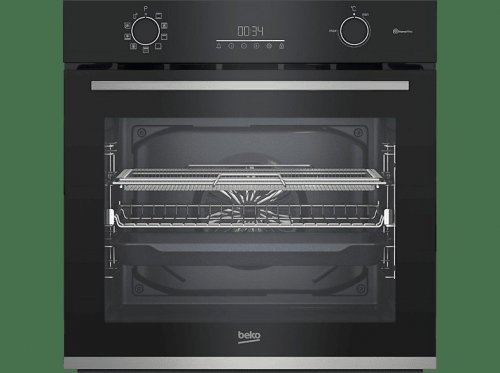 Horno - Beko BBIMA13302BMPEC, Multifunción, Pirolítico, 72 l, 59.4 cm, AeroPerfect™, Función AirFry, Negro