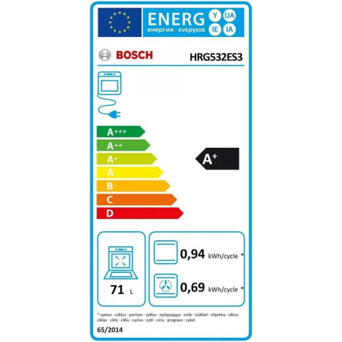 Horno Bosch HRG532ES3 vapor