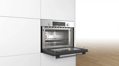 Horno compacto con microondas Bosch CMA585GS1