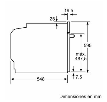 Horno con vapor y autolimpieza pirolítica Balay 3HA4821G3