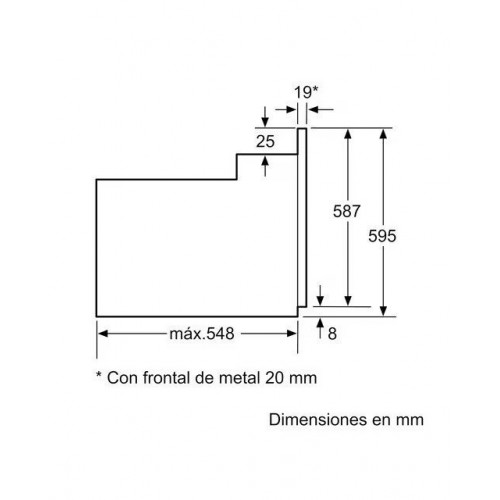 Horno convencional Balay con 5 funciones - 3HB1000B0 Blanco