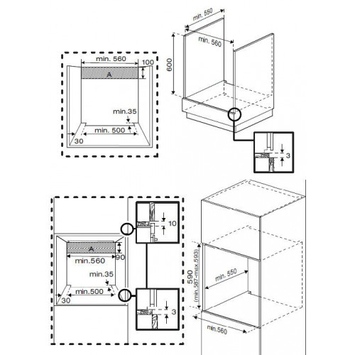Horno convencional Beko con 4 funciones - BBIC12100XD Inox