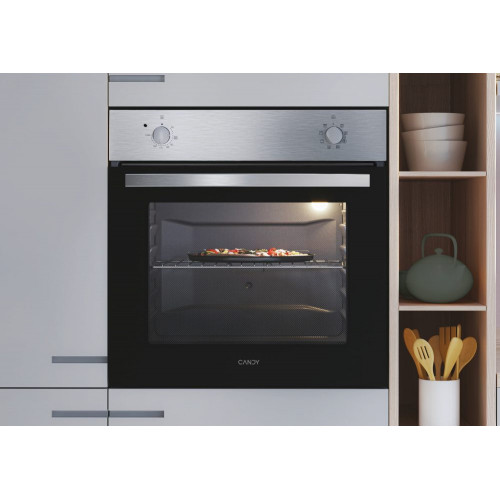 Horno convencional Candy con 4 funciones - FIDC X100 Inox