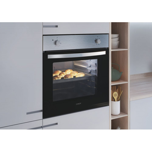 Horno convencional Candy con 4 funciones - FIDC X100 Inox