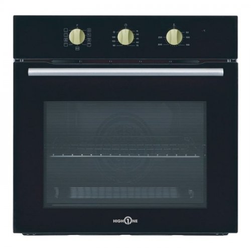 Horno de encastre 65L, 3000w, calor envolvente, limpieza manual HIGH ONE