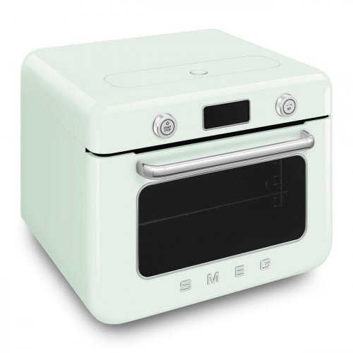 Horno de Sobremesa Combinado - COF01PGEU - Verde Pastel - Estilo 50's - Función Air Fry