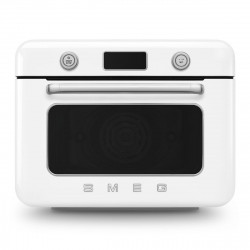 Horno de Sobremesa Combinado Smeg COF01WHEU - Estilo Años 50 - 10 funciones - Blanco