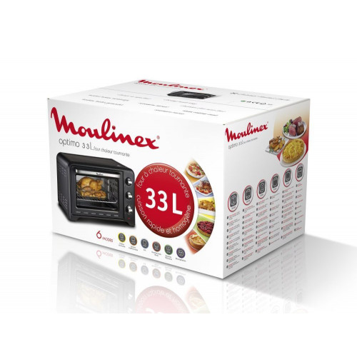 Horno de Sobremesa Moulinex OX4648, 33L, 6 Funciones de Cocción, hasta 240 C