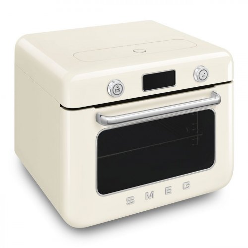 Horno de Vapor Combinado - COF01CREU - Estilo 50's - Crema - 10 Funciones