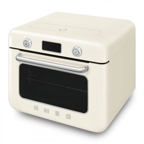 Horno de Vapor Combinado - COF01CREU - Estilo 50's - Crema - 10 Funciones