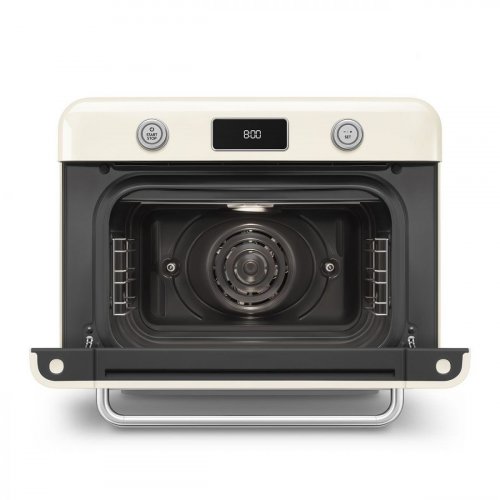 Horno de Vapor Combinado - COF01CREU - Estilo 50's - Crema - 10 Funciones