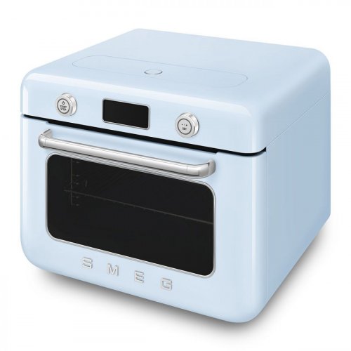 Horno de Vapor Combinado de Sobremesa - 50's Style - 10 Funciones - Azul Pastel