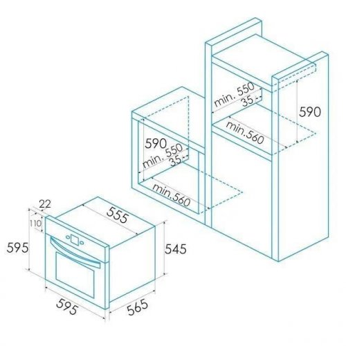 Horno Edesa EOE-5010 X/A