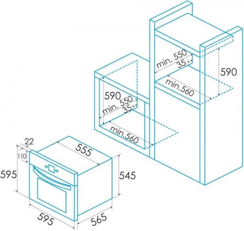 Horno Edesa EOE-6040 X