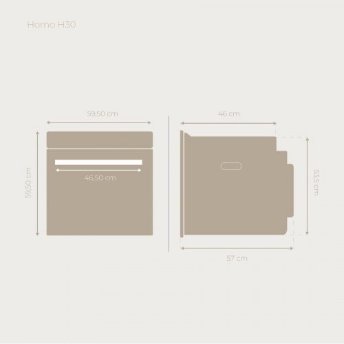 Horno EVVO H30 Pyro Clase Energética A