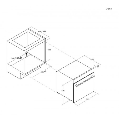 Horno Haier h6 id23b3ytw