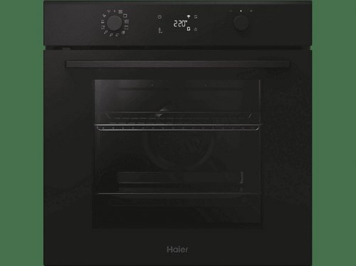 Horno - Haier H6 ID2P5B3YTB, Multifunción, Pirolítico y por agua, 78 l, Cavidad XXL, 60 cm, Negro