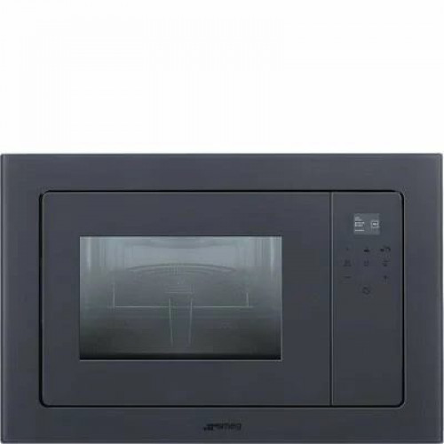 Horno microondas integrable Smeg 60 cm Linea fmi120g Neptune Grey