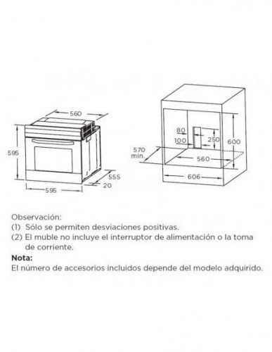 Horno Midea MD65M40M0-B0