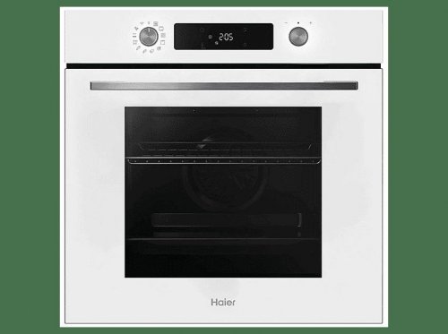 Horno multifunción - HAIER H6 ID23B3YTW, Integrable, Pirolítico + hidrolítico, 78 l, 595 mm, Blanco