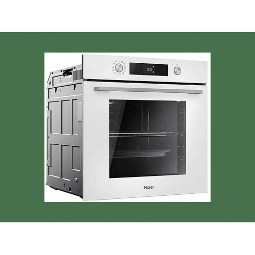 Horno multifunción - HAIER H6 ID23B3YTW, Integrable, Pirolítico + hidrolítico, 78 l, 595 mm, Blanco