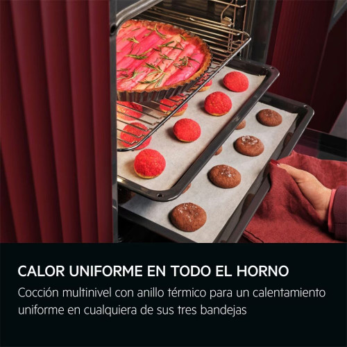Horno multifunción AEG con 9 funciones - OU5AB21CM Inox antihuellas