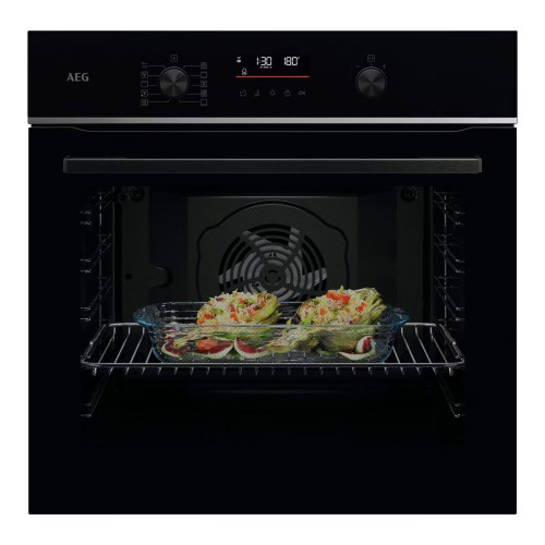 Horno multifunción AEG pirolítico con 9 funciones - GU5PB41FSB Negro